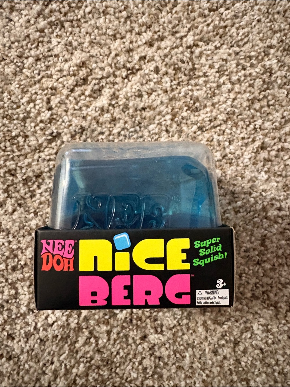 Nee Doh Nice Berg Blue Squishy Toy